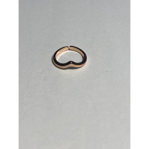 Love Knot Arrow Wave Ring for Teen Girls Stackable Thumb Rings Set Rose Gold - Picture 5 of 7